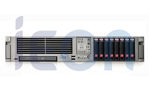 Сервер 2U HP DL380 G5 / 8-Bay SFF Cage / 1 x 4C X5460 / 16Gb / 512Mb BBWC / 4 x 146Gb 10K / 2 x 1000W / Rails (кл.C)