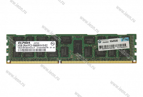 Оперативная память DDR3 Elpida 2Rx4 PC3-10600R-9-10-E2 1333Mhz 8Gb (кл.C)