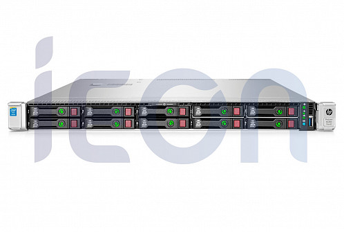 Сервер стоечный 1U HP ProLiant DL360p Gen8 с 10-дисковой SFF/2.5" корзиной (кл.C)