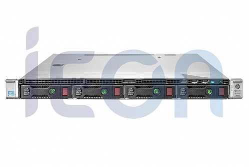 Сервер стоечный 1U HP ProLiant DL360p Gen8 с 4-дисковой LFF/3.5" корзиной (кл.C)