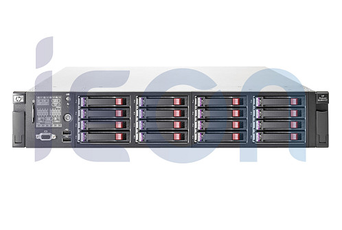 Сервер 2U HP DL380 G7 / 16-Bay SFF Cage / 1 x 6C L5639 / 12Gb / P410i 512Mb / 2 x 146Gb 10K, 14 x Tray / 1 x 750W / No Rails (кл.C)