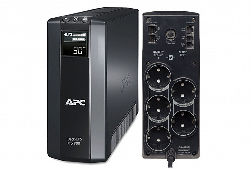 ИБП APC Back-UPS Pro 900VA BR900G-RS, 230V, 540W, PowerChute, 5 роз. CEE7, линейно-интерактивный