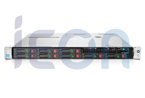 Сервер 1U HP DL360p Gen8 / 8-Bay SFF Cage / 2 x 6C E5-2667 / 64Gb / 2Gb FBWC / 2 x 900Gb 10K / 2 x 750W / No Rails (кл.C)