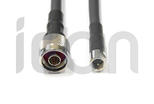 Кабельная сборка на основе ВЧ кабеля 5D-FB PVC Scalar, 10 метров, FME-Male, N-Male