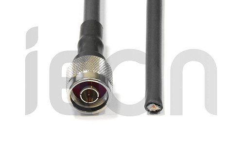 Кабельная сборка на основе ВЧ кабеля 5D-FB PVC Scalar, 1 метр, N-Male, без разъема B